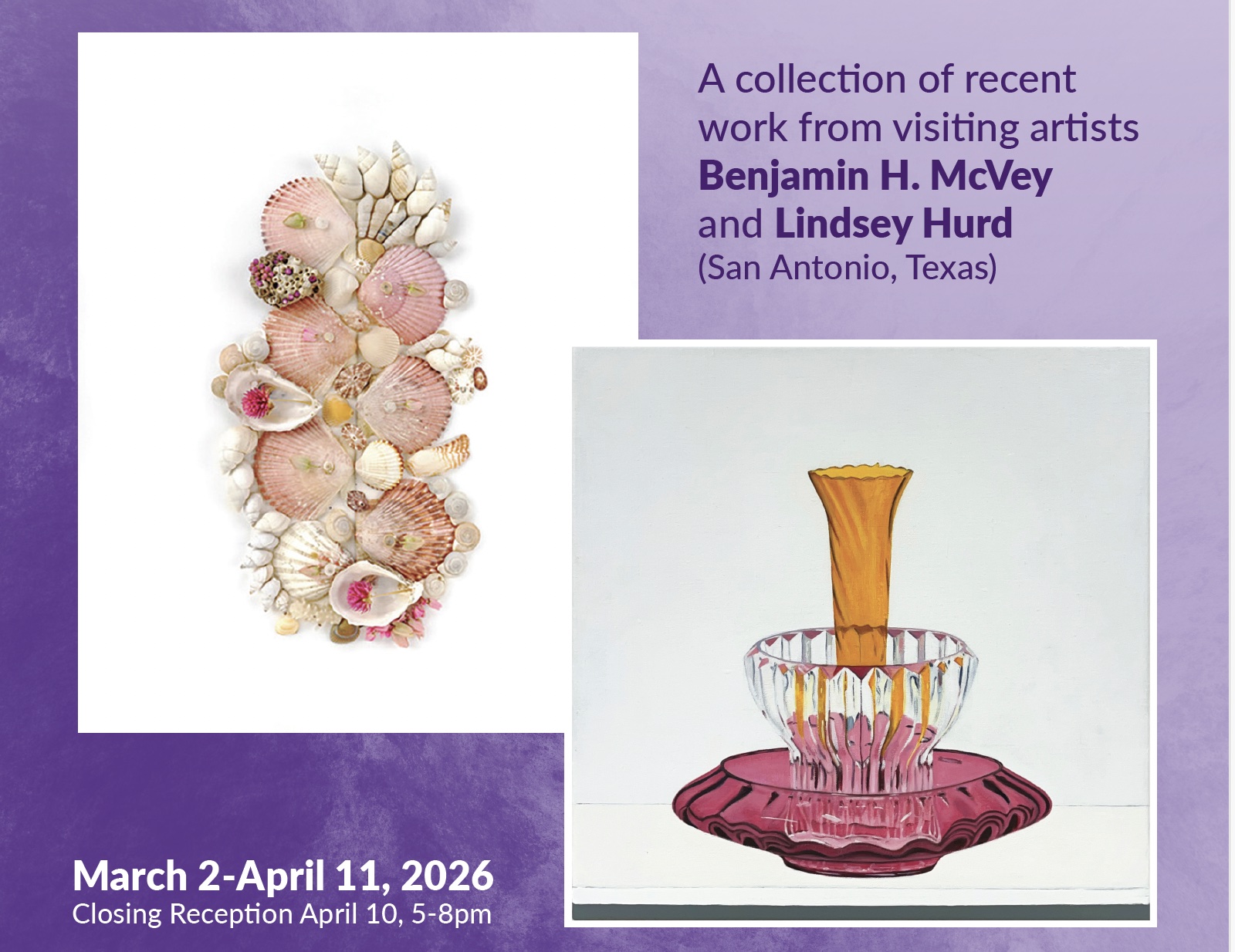 McVey, Hurd art exhibition images