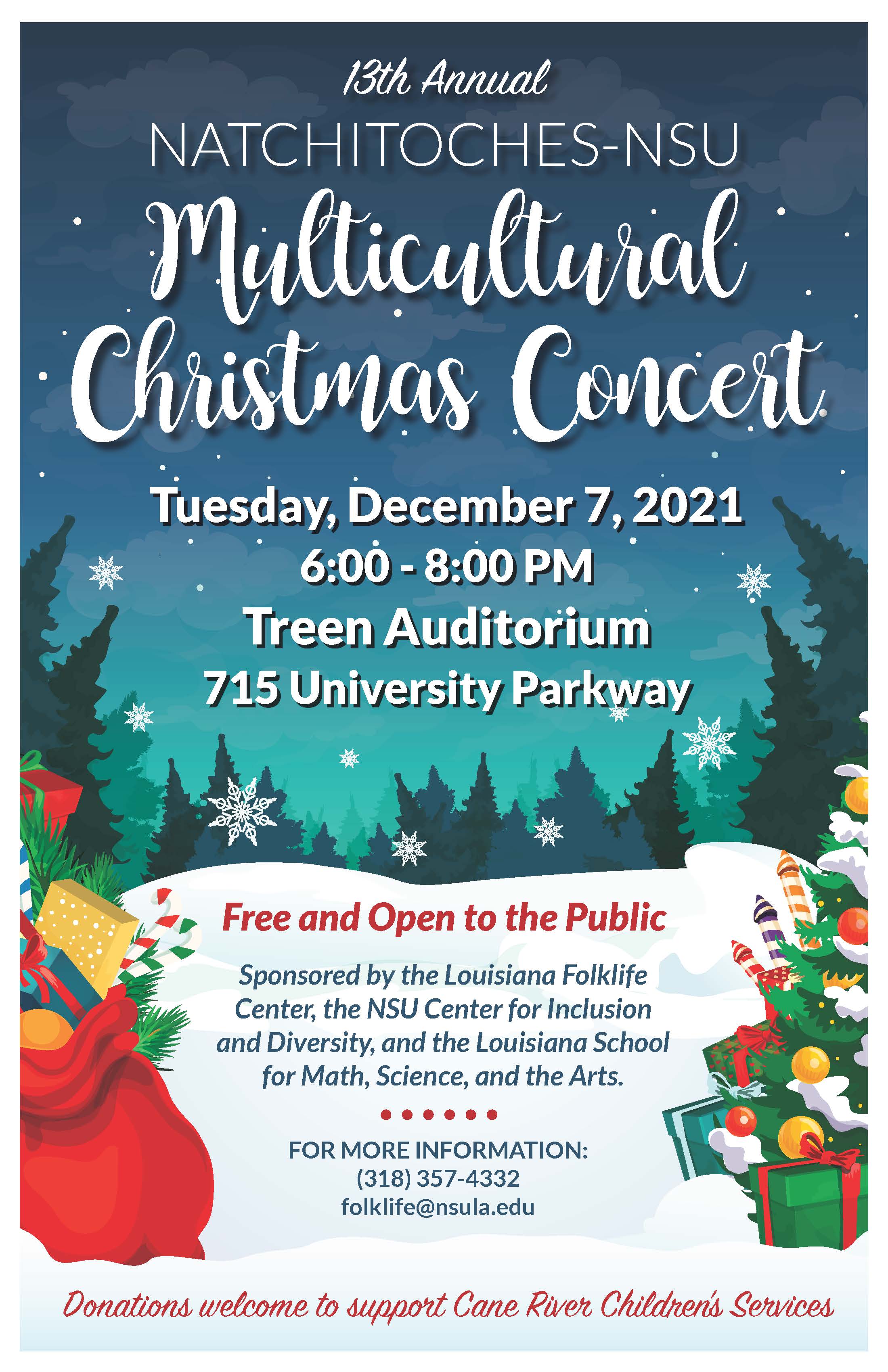 NatchitochesNSU Multicultural Christmas Concert to be held Dec. 7