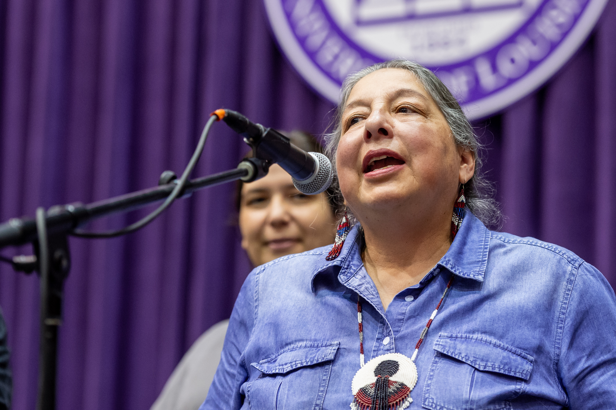 NSU alumna Rhonda Gauthier was inducted into the Louisiana Folklife Center’s Hall of Master Folk Artists in 2023.