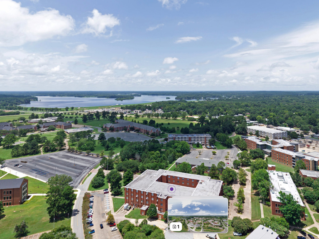 Aerial image of Northwestern State University