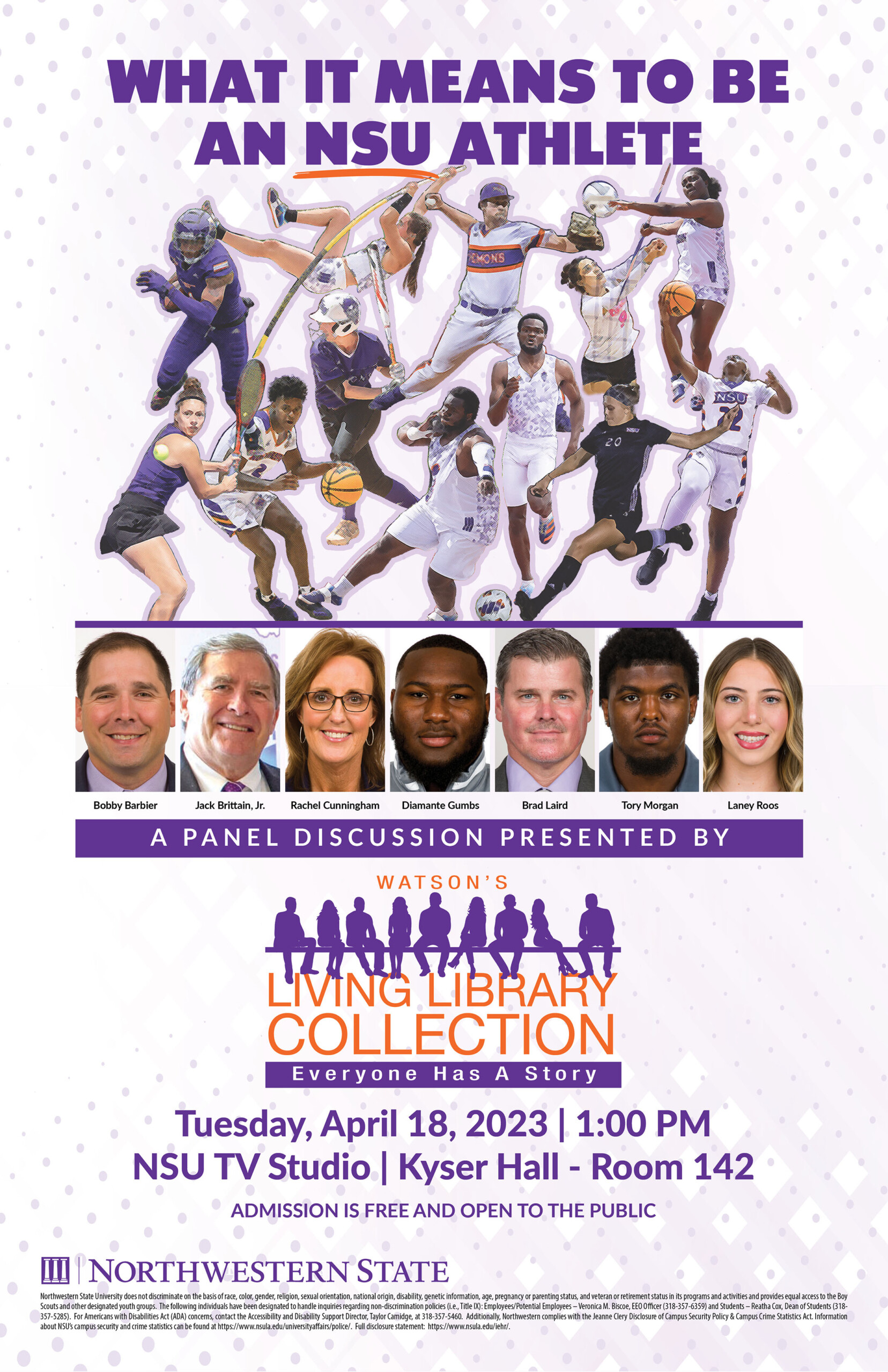 Living Library Program To Discuss What It Means To Be An NSU Athlete living-library-program-to-discuss-what-it-means-to-be-an-nsu-athlete